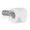 Blomus "DUO" WC-Papierhalter, Edelstahl gebürstet, 1 Wandhalter seitlich